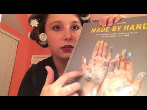 ASMR Aggressive Tapping and Scratching on Books (Feat. Curlers ;)