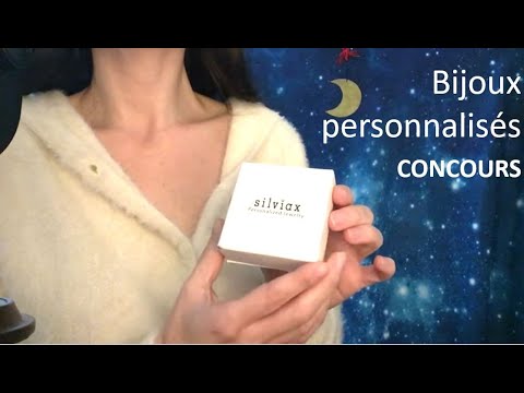 ASMR * UNBOXING Bijoux personnalisés SILVIAX * CONCOURS Christmas giveaway