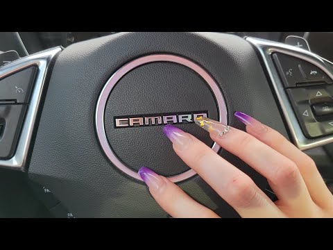 ASMR In The Car Fast Tapping & Scratching