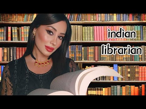 🇮🇳Indian ASMR●Librarian📚Roleplay●indian accent●Soft-spoken●showing you indian books
