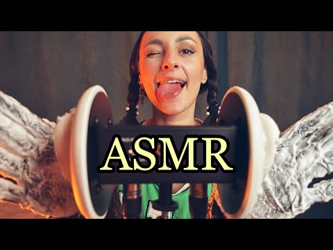 ASMR EAR MASSAGE & Mouth Sounds 🫧