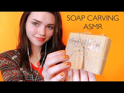 ASMR My First Soap Carving Experience (October Marathon) 🎃