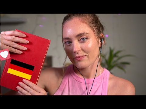 ASMR Trying to Translate German Love Poems ❤️ (American Accent)