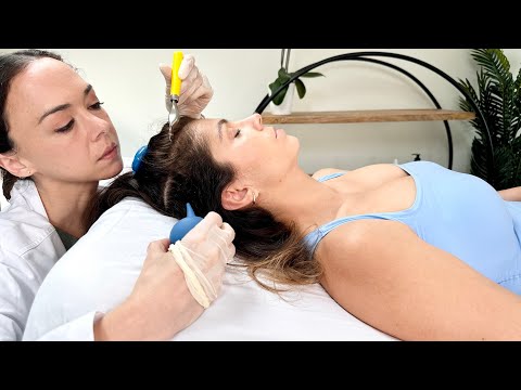 ASMR DEEPEST SLEEP Face & Scalp Exam| Tingly Medical Role Play |Hair Brushing,Tapping, Skin Mapping