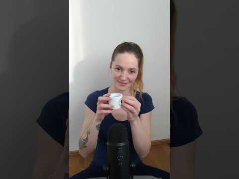 ASMR - short tingle rest - making you a coffee - wooden tapping - relaxing persoanl attention