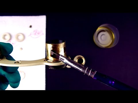 ASMR cleaning and greasing opera glasses