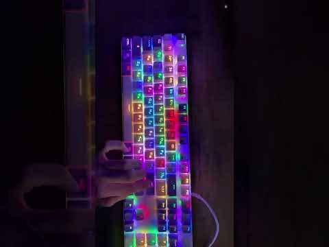 ASMR Backlit keyboard sounds