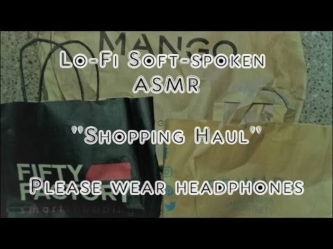 ASMR SOFT SPEAKING: Shopping Haul👜👗 | Various Triggers