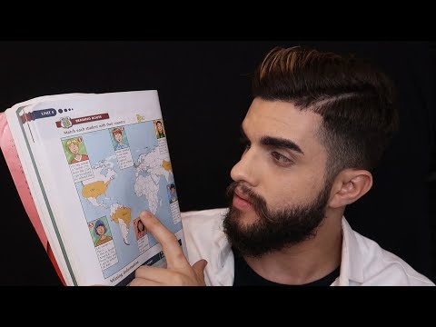 ASMR - PROFESSOR DE INGLÊS / ENGLISH TEACHER!