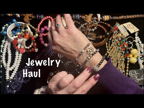 ASMR Jewelry Haul & Rummage (No talking) looped 1x for length.
