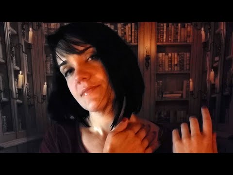 ASMR Massage by Candle Light During a Rain Storm
