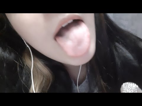 Lens licking and glass liking ASMR - sayu asmr