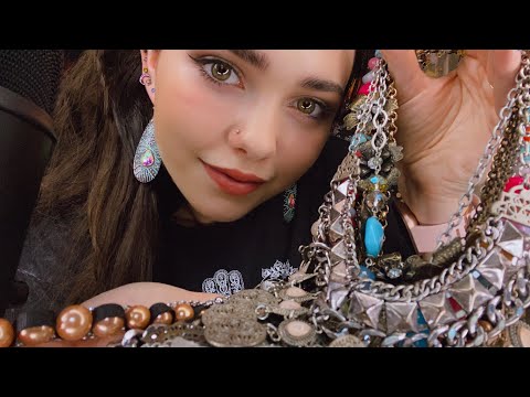 My tingliest dangly necklaces / ASMR