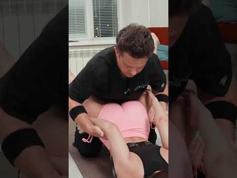 ASMR stretching and chiropractic adjustments for Lisa #chiropractic