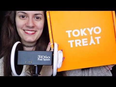 ♡ASMR español♡ COMIENDO SNACKS JAPONESES! Tokyo Treat♥ (Susurros, Eating sounds!)