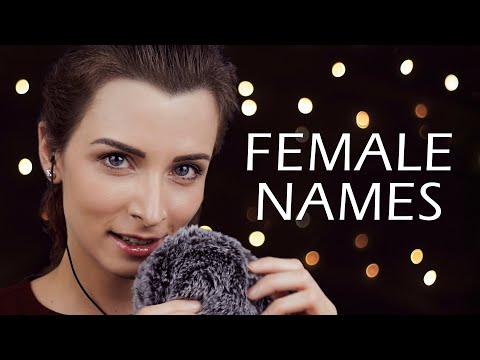 ASMR Whispering Your Name 📛 (whispering female names ASMR)