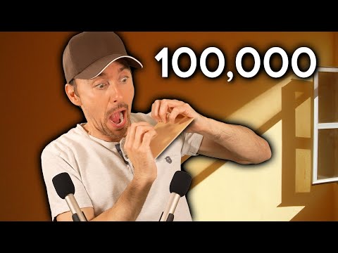 I Did 100,000 ASMR Nail Taps Without Stopping