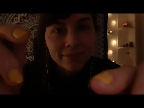 ASMR - 360° tingle experiments with counting, tapping, up close whispers [eyes closed] - part 1
