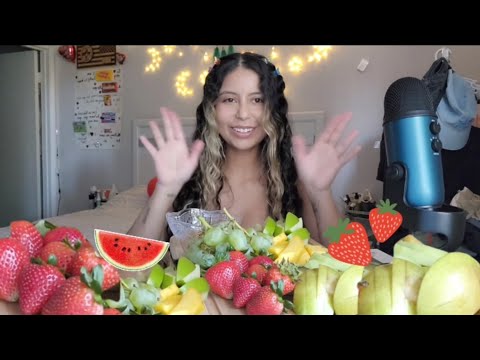 ASMR 🍓 Comiendo fruta | Eating fruit