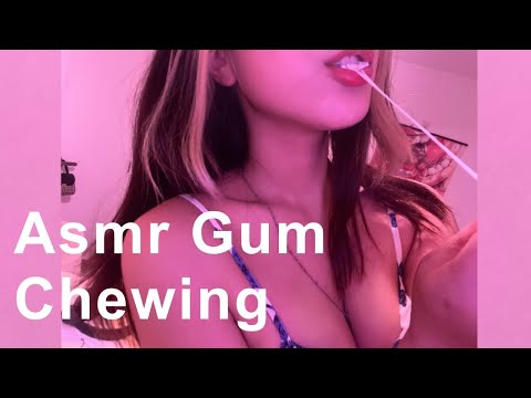 ASMR Gum Chewing 🍬 Mouth Sounds (No Talking)