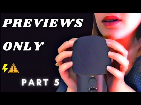 ASMR - Fast & Unique Preview Compilation for Massive Tingles