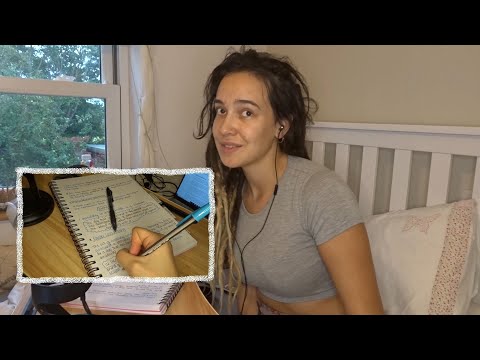 ♥ ASMR ♥ Write with me • Unintelligible reading • Concentration *NEW MIC*