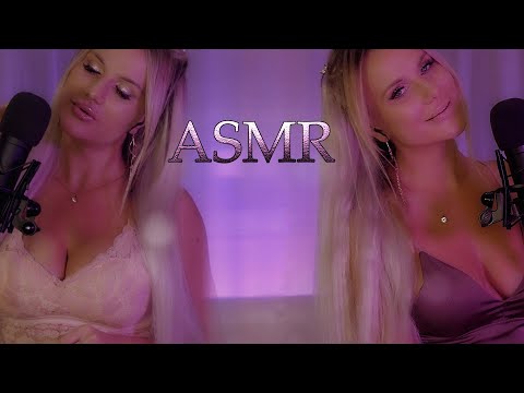 ASMR 💜 Relaxing Hand Movements for Sleep 😴, Slow Whispering, Echo Effect  😴✨
