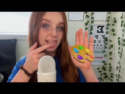 ASMR spit painting your face!🎨