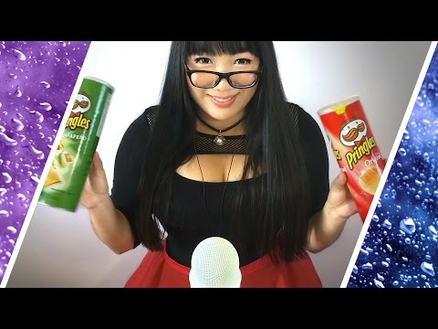 ASMR Eating Pringles ~ Crisp Mouth Sounds and Tapping