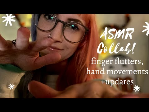 ASMR Finger Flutters & Hand Movements l Collab w/ASMR Junkie
