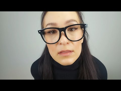 [ASMR] I'm checking you /keyboard /pen /bilingual/ glasses on and off /very close