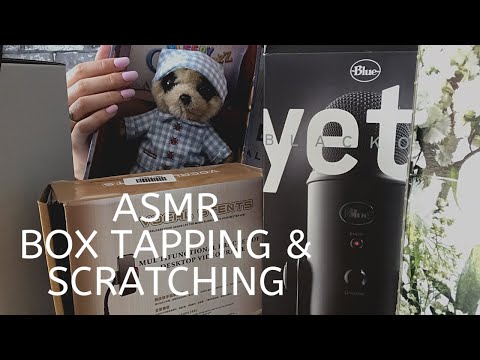 ASMR TAPPING AND SCRATCHING ON BOXES (No talking)