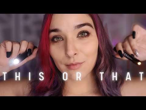 ASMR THIS or THAT? Decision Making Triggers | Can You Choose?