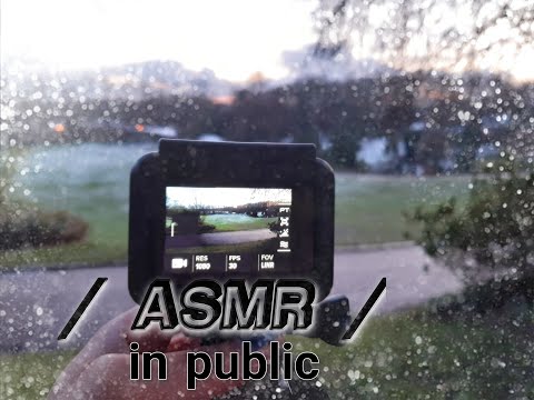 ASMR in Public! + Fluffy Mic Scratching & Lens Tapping 🌨️(Whispers + Soft Speaking)