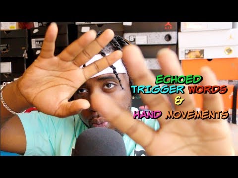 ASMR | Echoed Trigger Words & Hand Movements | ( Lots of Tingles!! ) ~