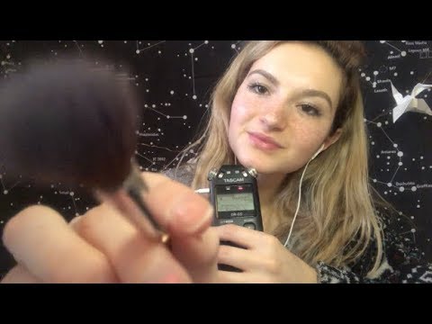 ASMR Kisses, Camera Brushing, Hand Movements // Whispering