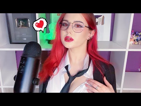 ASMR 🩸 Vampire Boss Girlfriend Removes Your Stress And Anxiety 🩸 RP Whisper Tingly Triggers 💤