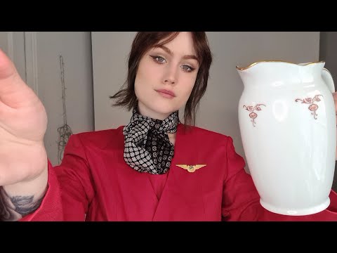 Flight attendant- sit back and relax PART 2 asmr