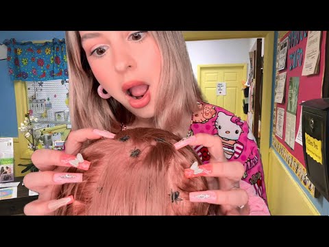 ASMR School Nurse checks your hair for Lice (You're actually infested this time)🫣🪮