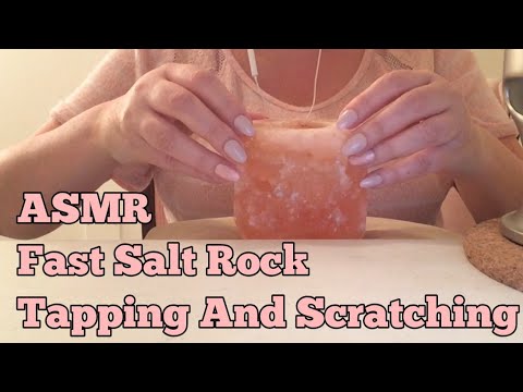 ASMR Fast Salt Rock Tapping And Scratching