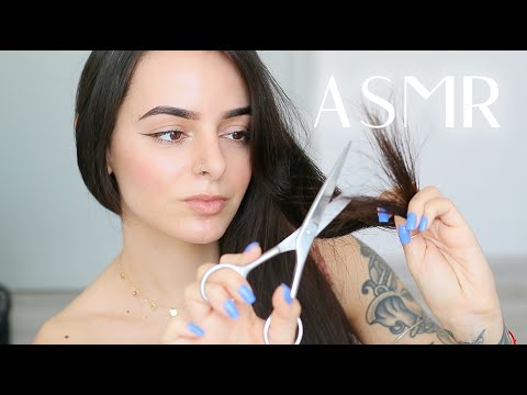 ASMR Sleep-Inducing Haircut ✂️Hair Brushing & Trimming my Split Ends | Nymfy Official