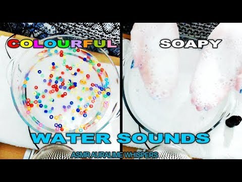 ASMR | COLOURFUL, SOAPY WATER SOUNDS & LOTS OF FUN