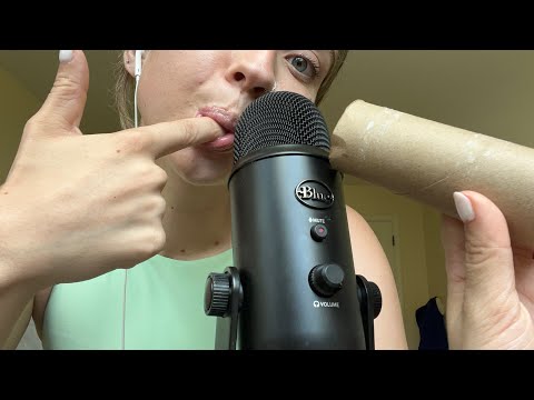 ASMR| UNPREDICTABLE MOUTH SOUNDS- WET & DRY/ FAST & SLOW MOUTH TRIGGERS- TINGLE TUBE