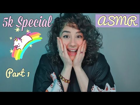 ASMR: 5k Special 🥳 Part☝🏻 Q&A❤️