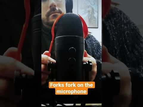 ASMR | Forks on the microphone