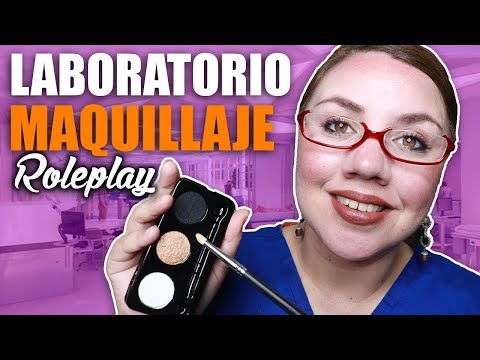 ASMR Español Te Maquillo tu Carita en un Lab de Maquillaje / Murmullo Latino