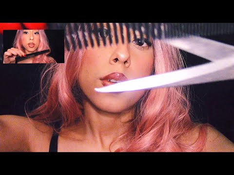 ASMR FAIRY GIVES YOU A HAIRCUT [COMBING, SCISSORS, WHISPER]