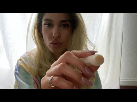 ASMR Getting You Ready for Bed, Kisses, Lid & Hand Sounds, Tapping, Personal Attention (Whispered)