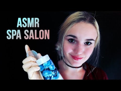 ASMR SPA Role Play & Relaxing Facial Massage with Gloves & Aromatherapy (ENG, Soft Spoken)