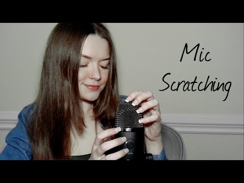 ASMR Tingly Mic Scratching and Whispering 😴 ~ Bare Mic Scratching